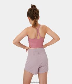 Halara ילדה softlyzero קטיפה V צוואר ללא גב אימון צוואר קרוס קצוץ cami XX0PF1768 הַלבָּשָׁה לְהַסמִיק