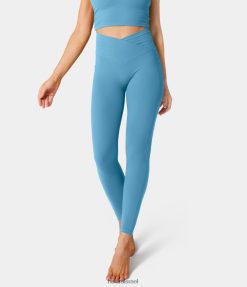 Halara נשים חותלות חלקות עמידות לשיער חיות מחמד patitoff עם מותן גבוה XX0PF1497 בגדים פעילים תכלת בהיר