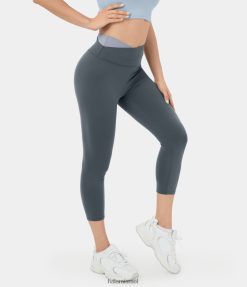 Halara נשים חותלות קפרי יוגה קרוסאובר softlyzero XX0PF1475 בגדים פעילים מְעַרבּוֹלֶת