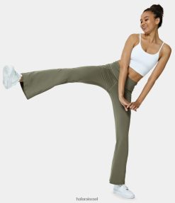 Halara נשים כיס צד עם מותן גבוה חותלות קלות מתלקחות XX0PF362 בגדים פעילים ירוק אזוב