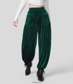 Halara נשים כיס צד קדמי עם מותניים גבוהים משוכפלים מכפלת מתכווננת קטיפה מזדמנים XX0PF96 הַלבָּשָׁה יערות גשם