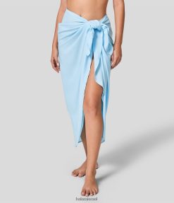 Halara נשים לעטוף כיסוי חצאית בגד ים XX0PF692 הַלבָּשָׁה כחול אדוות