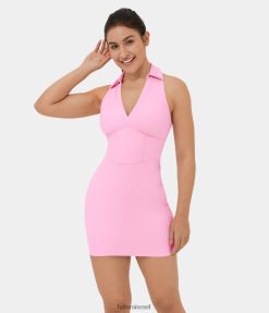 Halara נשים מחוך צווארון קטיפה softlyzero ללא שרוולים bodycon mini pickleball שמלה אקטיבית XX0PF947 בגדים פעילים חוטם