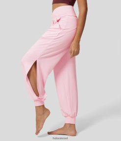 Halara נשים מכנסי טרנינג לריקוד עם מותן גבוה בגזרת כיס צד משוכפל XX0PF59 בגדים פעילים בקושי ורוד