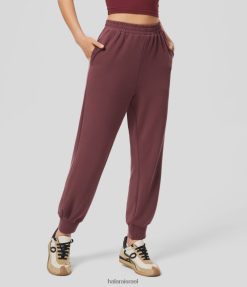 Halara נשים נעלי ריצה מזדמנות בכיס צד עם מותן גבוה XX0PF50 בגדים פעילים אדום oxblood