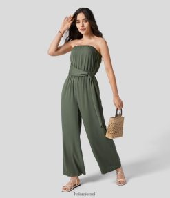 Halara נשים סרבל נופש עם כיס צדדי משופשף ללא גב ללא גב XX0PF2080 הַלבָּשָׁה ירוק אגרווד