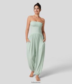 Halara נשים סרבל קז'ואל עם צינור מצולע ללא גב משוכפל בכיס צד XX0PF2068 הַלבָּשָׁה הירקן הכי הוגן