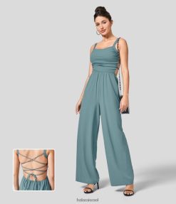 Halara נשים סרבל קז'ואל קז'ואל מהיר ויבש מהיר ללא גב XX0PF2095 הַלבָּשָׁה כחול אבן