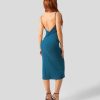 Halara נשים סריג מצולע ללא גב מעוות bodycon midi קז'ואל XX0PF1106 הַלבָּשָׁה צלילה לעומק