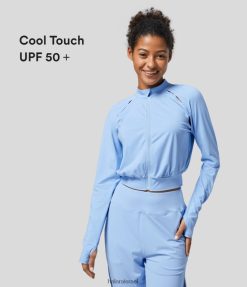 Halara נשים צווארון מעמד רוכסן חור אגודל חתוך החוצה מעיל יוגה מגע מגניב XX0PF2043 בגדים פעילים תעלה הולנדית