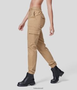 Halara נשים רוכסן כפתור בינוני עלייה בכיסים מזדמנים מכותנה XX0PF65 הַלבָּשָׁה לאטה