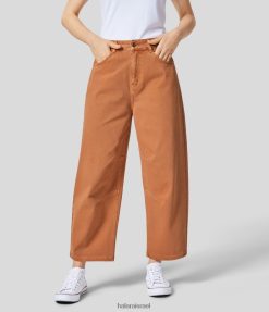 Halara נשים רוכסן כפתור בינוני קסום כיסים מרובים סריג נמתח ג'ינס קז'ואל מחודד XX0PF1366 הַלבָּשָׁה ג'ינס ארגמן