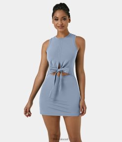 Halara נשים שמלת פעילות מיני יוגה עם כיס 2 חלקים ללא שרוולים XX0PF784 בגדים פעילים מְקוֹרִי