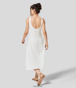 Halara נשים שמלת קז'ואל מידי קז'ואל ללא גב ללא גב XX0PF1228 הַלבָּשָׁה לבן