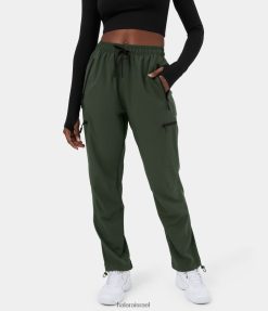 Halara נשים שרוך מותן גבוה בכיס כיס צדדי מטען מזדמן XX0PF28 בגדים פעילים קיטבג