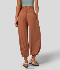 Halara נשים שרוך נמוך עם שרוך צד משוכפל נעלי ספורט בוהו קז'ואל XX0PF16 הַלבָּשָׁה חום ענבר