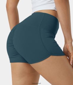 Halara נשים softlyzero אוורירי עם מותן מוצלב תחת הרמת תחת מגניב מגניב 2.5 אינץ' XX0PF1296 בגדים פעילים מְקוֹרִי