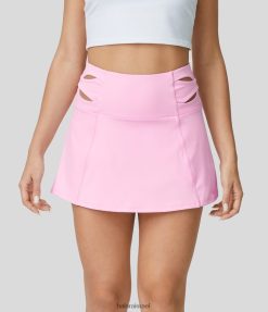 Halara נשים softlyzero אוורירית בגזרת מותן גבוהה 2 ב-1 כיס צד מיני מתלקחת חצאית טניס מגניבה XX0PF618 בגדים פעילים חוטם