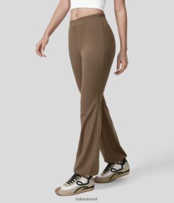 Halara נשים softlyzero eco אמצע ריצה צד רוכסן ספורט יוגה XX0PF94 בגדים פעילים חום אדמדם